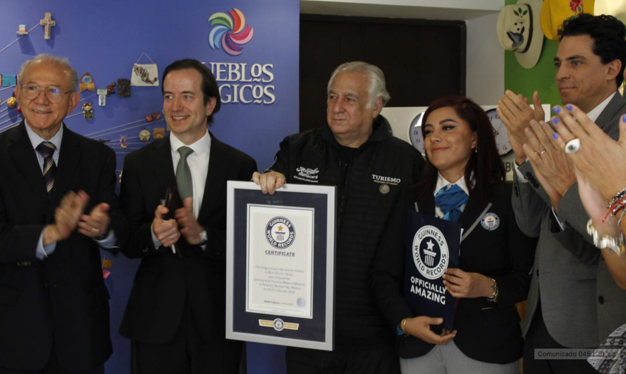 Secretaría de Turismo logra Récord Guinness por transmisión de viaje en vivo de 40 horas